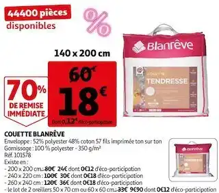 Blanrêve couette