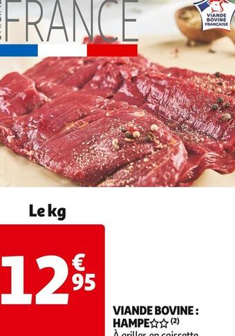Auchan Supermarché Viande bovine : hampe offre