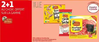 Justin bridou 2+1 au choix offert sur la gamme justin bridou