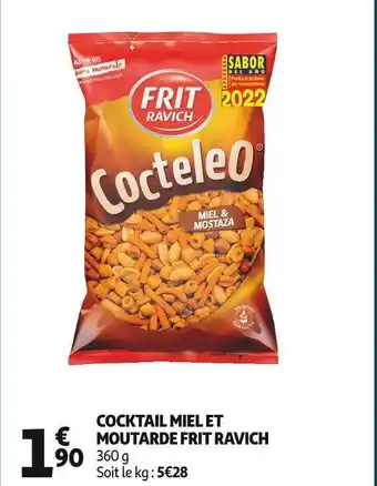 Auchan Supermarché Frit ravich cocktail miel et moutarde offre