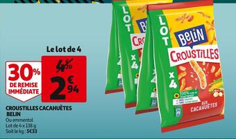 Auchan Supermarché Belin croustilles cacahuètes offre
