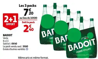 Auchan Supermarché Badoit badoit offre