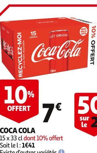 Auchan Supermarché Coca cola coca cola offre