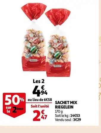 Auchan Sachet Mix Riegelein offre