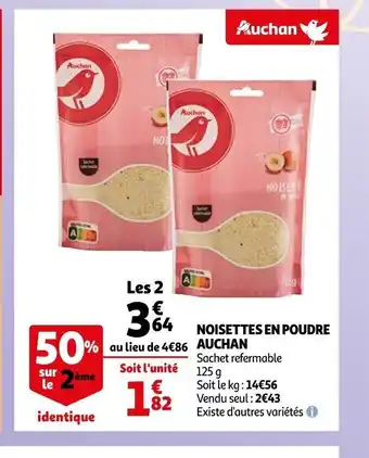 Auchan Noisettes En Poudre Auchan offre