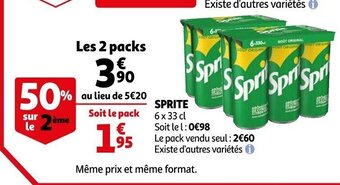 Auchan Sprite offre