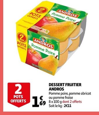 Dessert Fruitier Andros