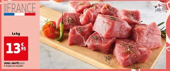 Auchan Veau Saute offre