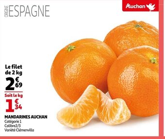 Auchan Mandarines Auchan offre