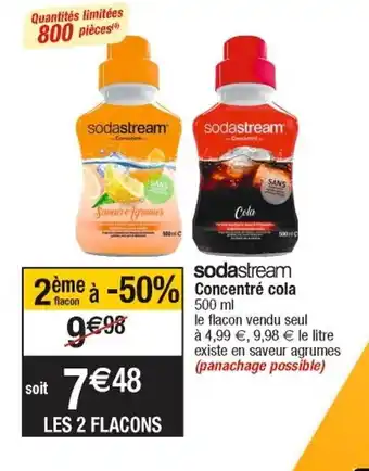 Cora x Carrefour Concentre Cola offre