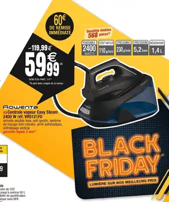 Rowenta Centrale Vapeur Easy Steam