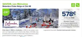 Belambra clubs neige et ciel 4b