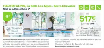 Club des alpes d'azur 3*