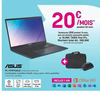 Pc portable asus