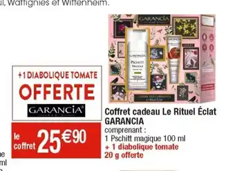 Cora x Carrefour Coffret Cadeau Le Rituel Eclat Garancia offre