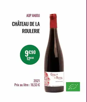 Nicolas Aop anjou château de la roulerie offre