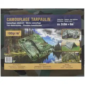 Action Toile de protection camouflage offre