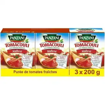 Auchan Tomacouli nature panzani offre
