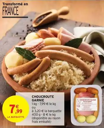 Intermarché Choucroute garnie offre