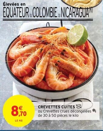 Intermarché Crevettes cuites offre