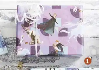 Hyper U Papier Cadeau Reine Des Neiges 0.7x3m offre