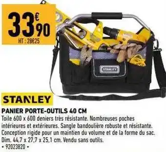 Brico Cash Panier porte-outils 40 cm stanley offre