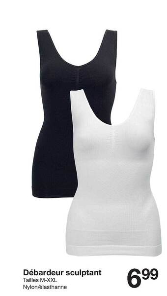 Zeeman Débardeur sculptant offre