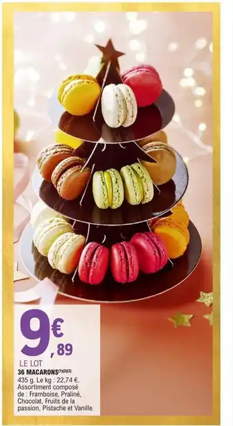 E.Leclerc 36 Macarons offre