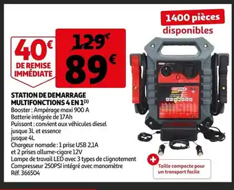 Auchan Station de Demarrage Multifonctions 4 En 1 offre