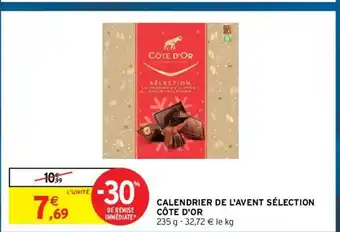 Intermarché Calendrier de l'Avent Selection Cote d'Or offre