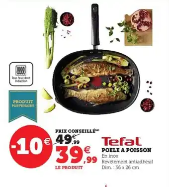 Hyper U Poele A Poisson offre