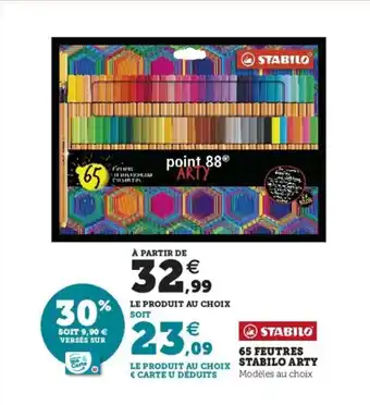 65 Feutres Stabilo Arty