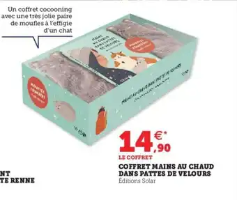 Coffret Mains Au Chaud Dans Pattes De Velours