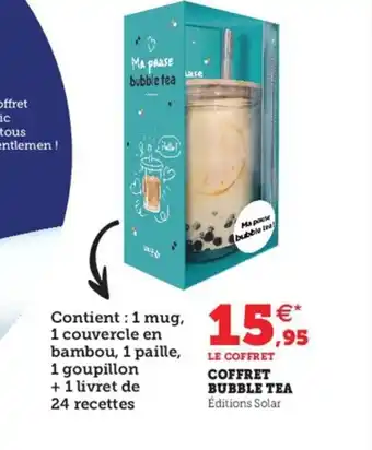 Hyper U Coffret bubble Tea offre