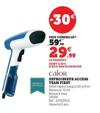 Defroisseur Access Team First