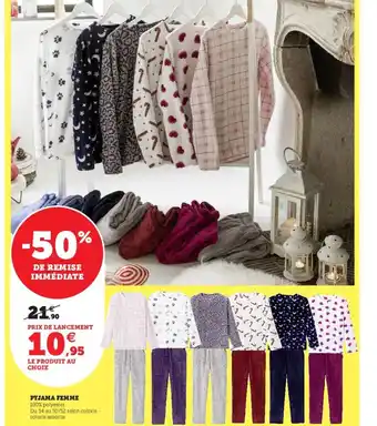 Hyper U Pyjama Femme offre
