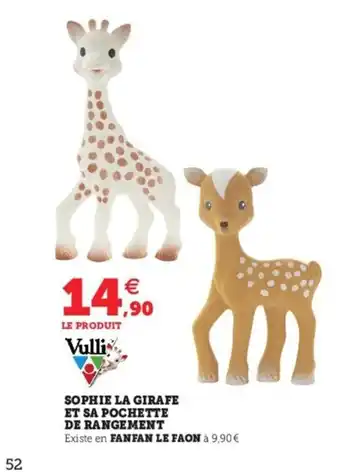 Sophie La Girafe Et Sa Pochette De Rangement