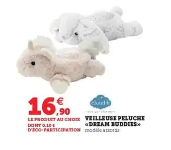 Hyper U Veilleuse Peluche Dream Buddies offre