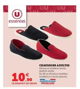 Chaussons Adultes
