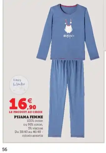 Hyper U Pyjama Femme offre