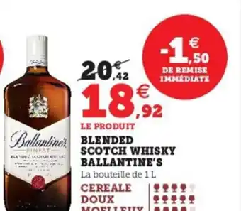 Hyper U Blended Scotch Whisky Ballantine's offre