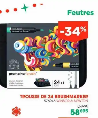 Rougier&Plé Trousse de 24 brushmarker offre