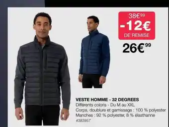 Costco Veste homme - 32 dégrées offre