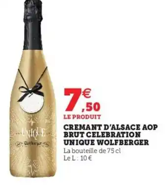 Cremant D'Alsace Aop Brut Celebration Unique Wolfberger