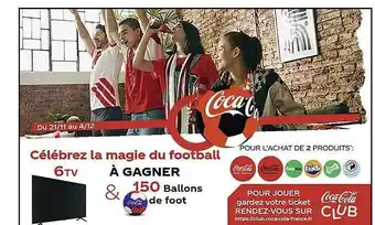 La magie du football à gagner 6 stv & 150 ballons de foot