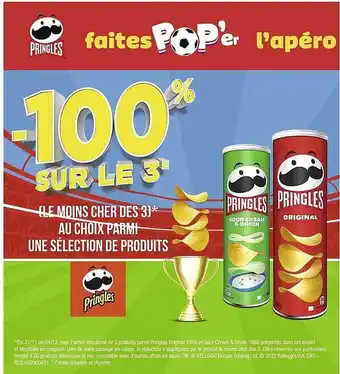 Casino Supermarchés Produits pringles offre