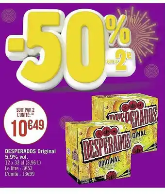 Desperados original 5,9% vol.