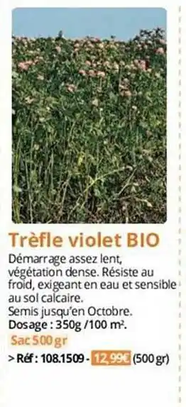 TrĂšfle violet bio