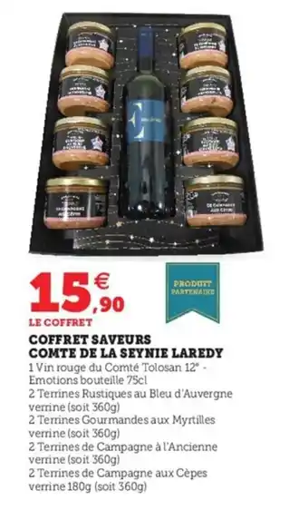 Hyper U Coffret Saveurs Comte De La Seyrie Laredy offre