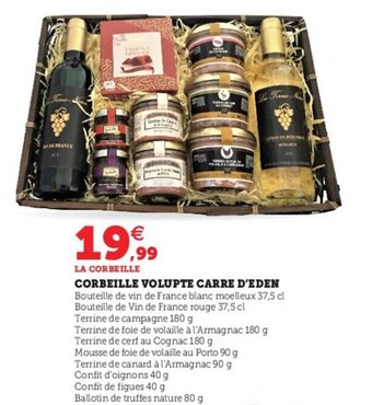 Hyper U Corbeille Volupte Carre D'Eden offre